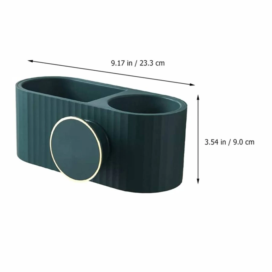 Uonlytech Wall-Mounted Hair Dryer Holder - Bathroom & Salon Organizer for Home Storage Accessories