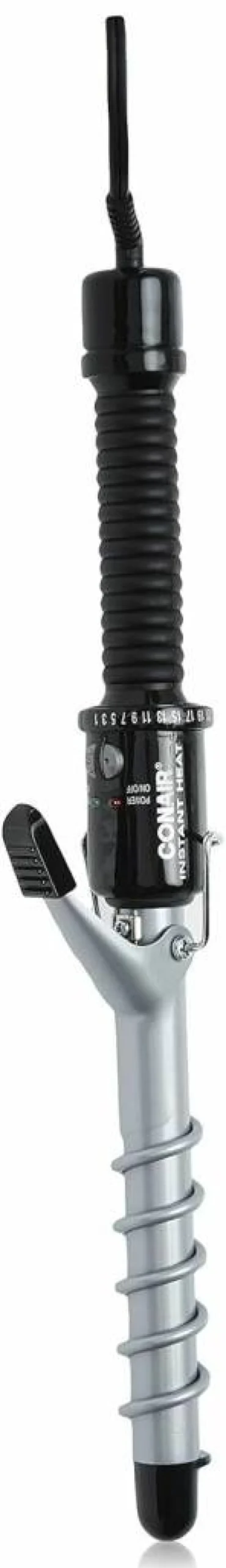 Conair 3/4-Inch Instant Heat Spiral Curling Iron for Short to Medium Hair with Barrel Guide for Perfect Spiral Curls