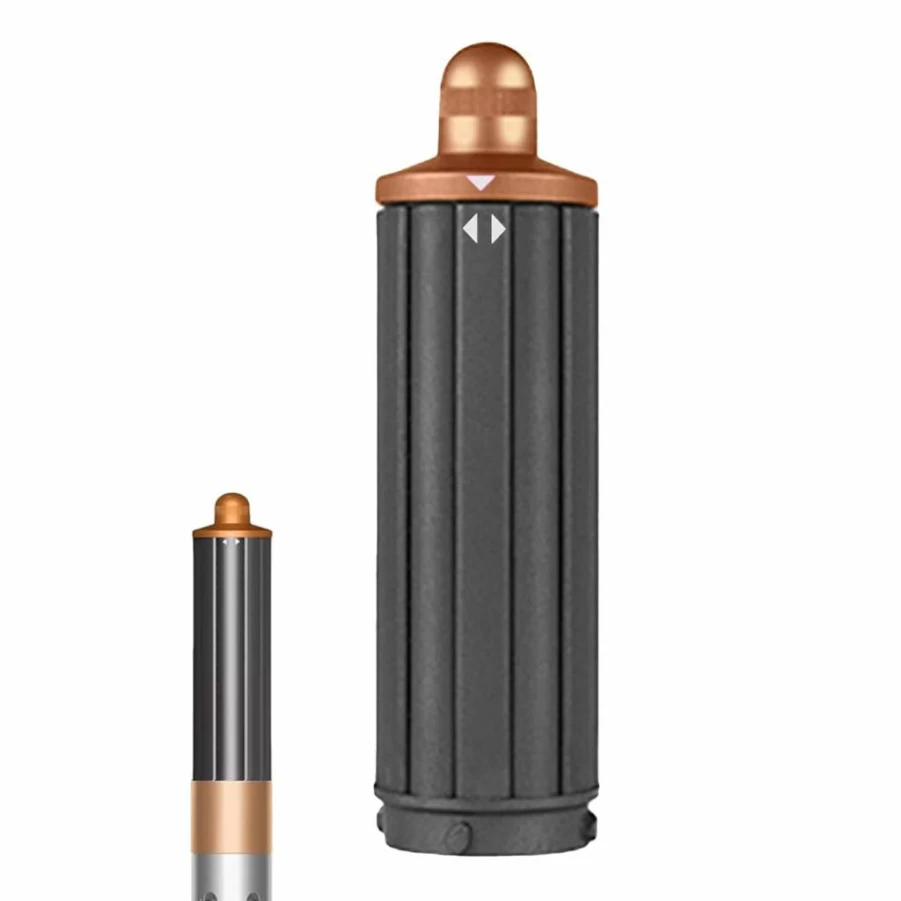 Dxyue 40mm/1.6-Inch Gold Curling Barrels Attachments for Dyson Airwrap Styler, Replacement Hair Curling Barrels for Dyson Airwrap