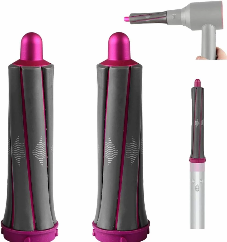 Moupaa 30mm Short Hair Curling Barrels for Dyson Airwrap Styler HS01 HS05 – Volumizing Curling Tool for Medium to Short Hair