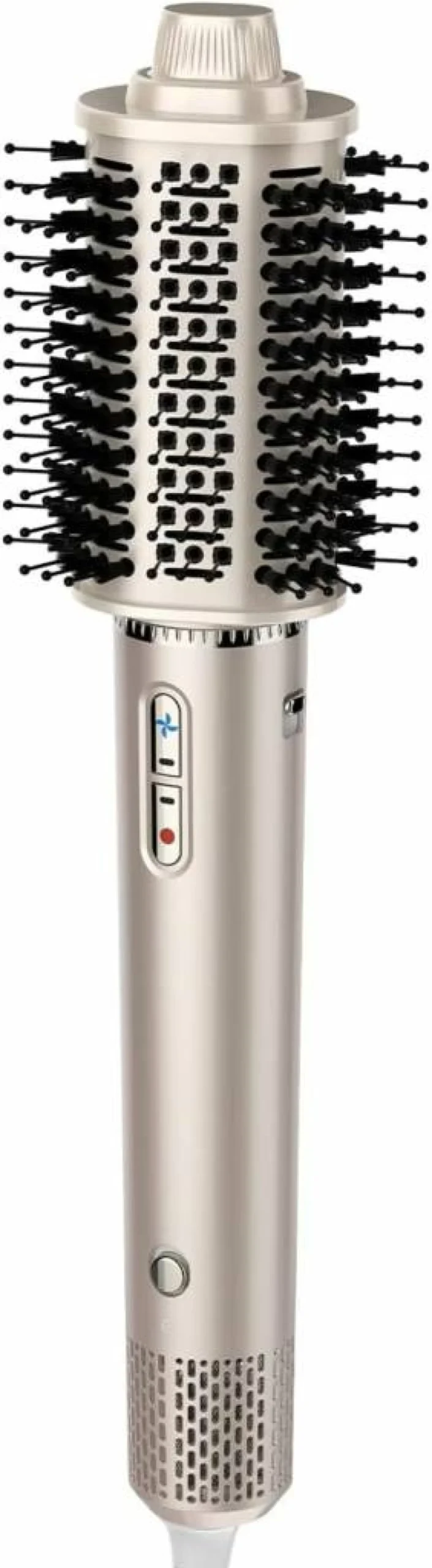 Heyfeel 2-in-1 Ionic Hot Air Brush & Blow Dryer - 110,000 RPM Fast Drying, 3 Heat/Speed Settings for Frizz-Free Hair - Salon Styler for Home & Travel