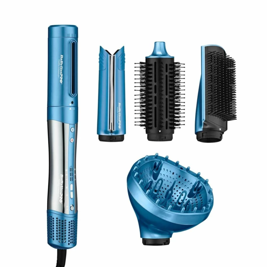 BaBylissPRO StyleSwitch Ionic Multi-Styler 3-in-1: Hair Dryer, Air Styler & Volumizer with Dual Voltage for Travel