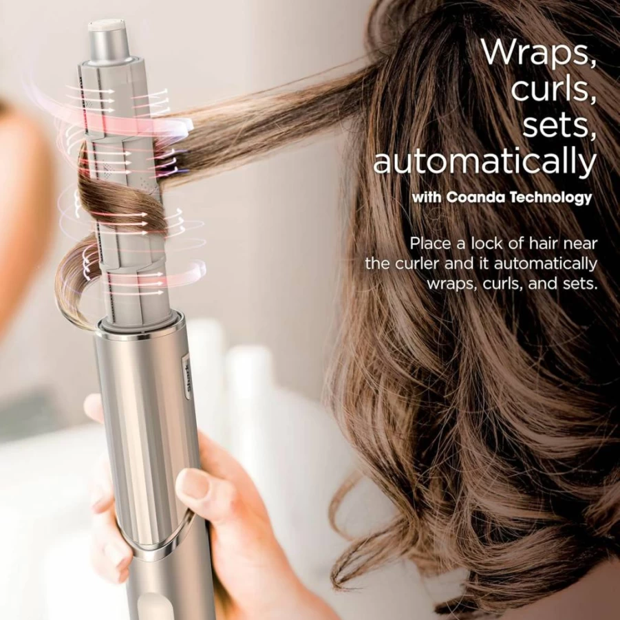 Shark Flexstyle Special Edition Copper Hair Dryer Brush & Styler with Auto-Wrap Curlers, Oval Brush, Concentrator & Storage Bag | HD433CP | Multi-Styling & Drying System