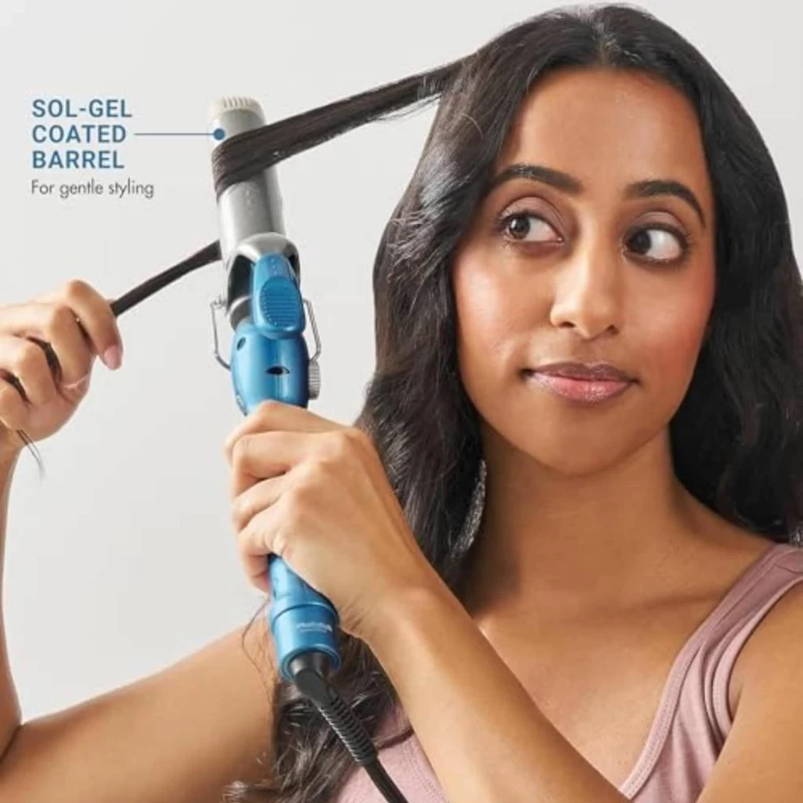 Amazon Professional Nano Titanium Curling Iron Wand - Babylisspro Spring Styling Tool for Tight Curls & Loose Waves with Advanced Heating Technology