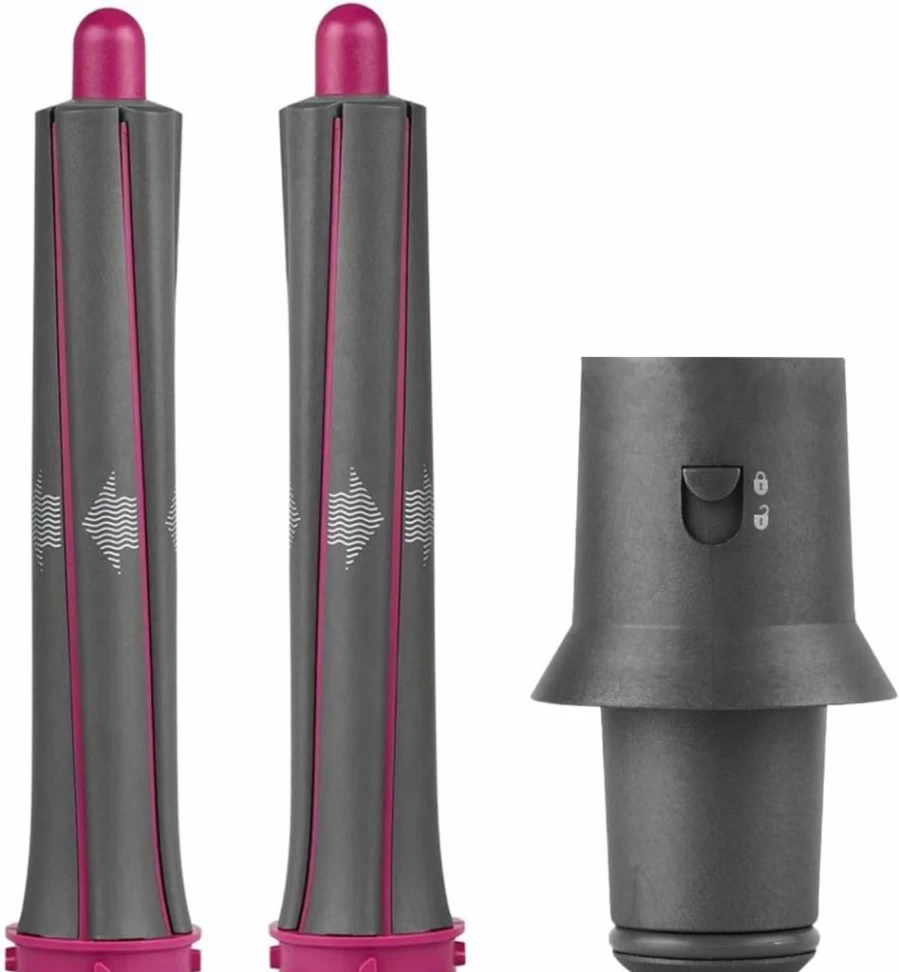 Chuancheng 1.2 Inch 30mm Hair Curling Iron Barrels for Dyson Airwrap HS01 HS05, Adapter for Dyson Hair Dryer to Airwrap Styler Conversion, 1 Pair Hair Styling Tool Attachment