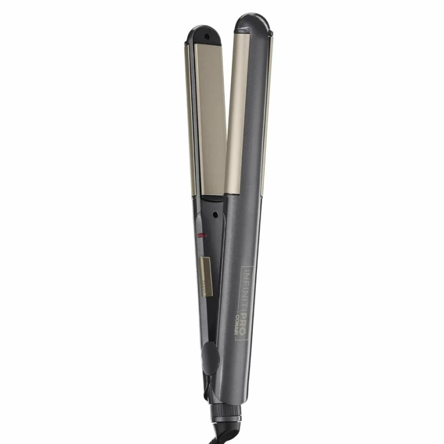 Conair Infinitipro 2-in-1 Hair Styler: Curling Iron & Straightener for Dual Styling
