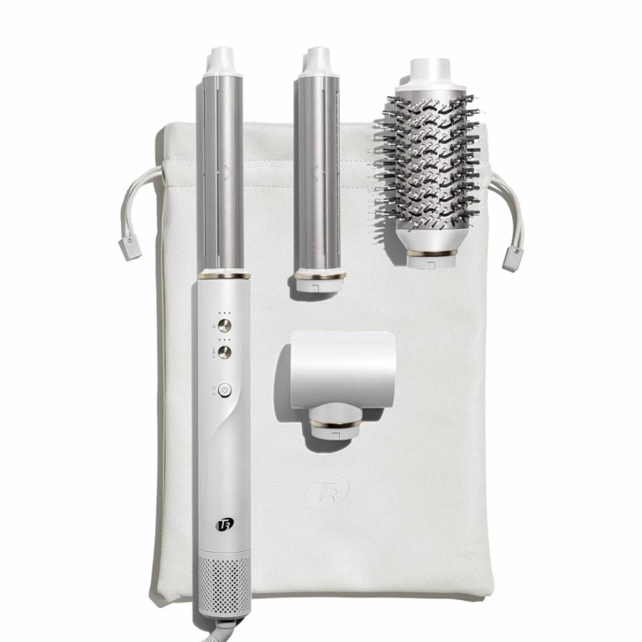 T3 Aire 360 Multi-Styler Hair Dryer with Ceramic Curling Attachments, Oval Brush & Drying Concentrator – 1800W for Blowouts & Long-Lasting Curls