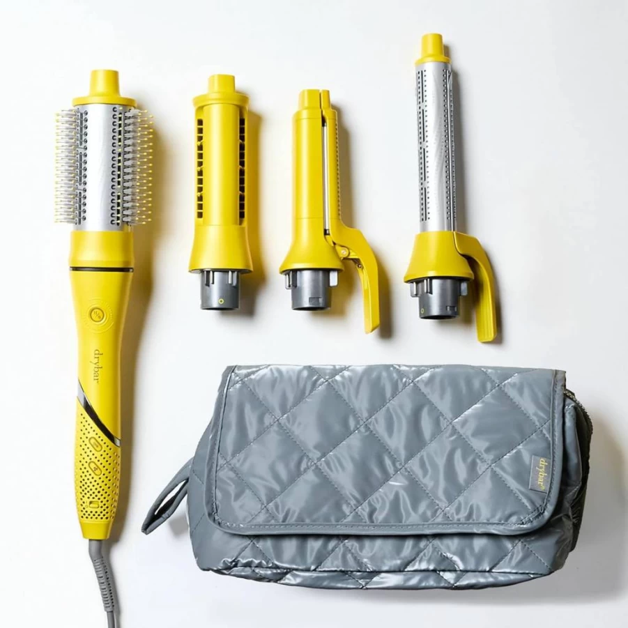 Drybar 8-in-1 Multi-Styler for Fast Drying, Curls & Blowouts - Wet/Dry Hair Styling Tool with Active Heat Technology