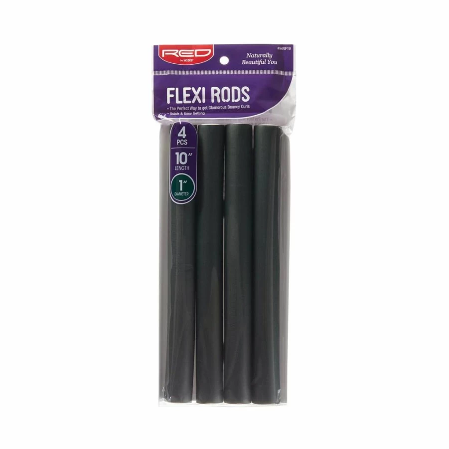 Red by Kiss Flexi Rods - Heatless Curling Rods for 90s Curls & Beach Waves, No-Slip Sleep-in Styler (7 Inch, 11/16 Inch Width)