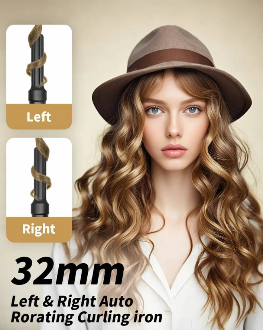 Beikenny 7-in-1 Diffuser Hair Dryer Brush - 1400W Blow Dryer & Styler for Curling, Straightening, Volumizing & Fast Drying