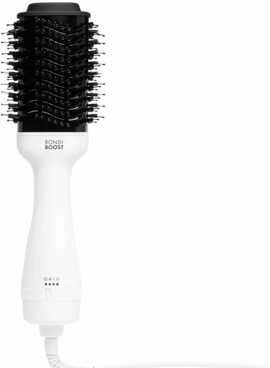 BONDIBOOST Pro Hair Dryer Brush - 75mm Oval Volumizing Styler with 3 Heat/Speed Settings, 360° Airflow for Frizz-Free Smoothing, Suitable for All Hair Types (WD05)