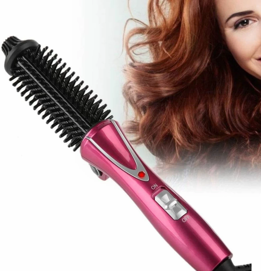 YUYTE Ionic Hair Dryer Brush & Styler - Ceramic Heated Straightener & Curling Iron for All Hair Types