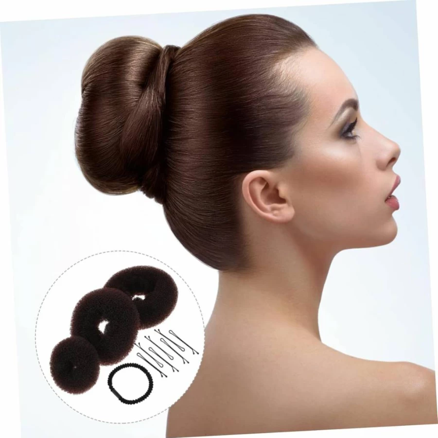 Uonlytech Hair Donut Bun Maker - Easy Updo Styler for Weddings, Parties & Daily Use - Hair Bun Shaper Tool for Perfect Buns