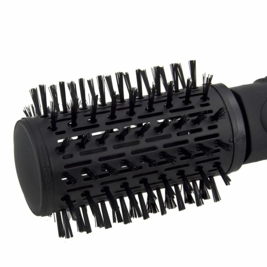 CONAIR Infinitipro Spin Air Rotating Hot Air Brush Styler - 2 Inch Black Hair Styling Tool for Volume & Blowouts