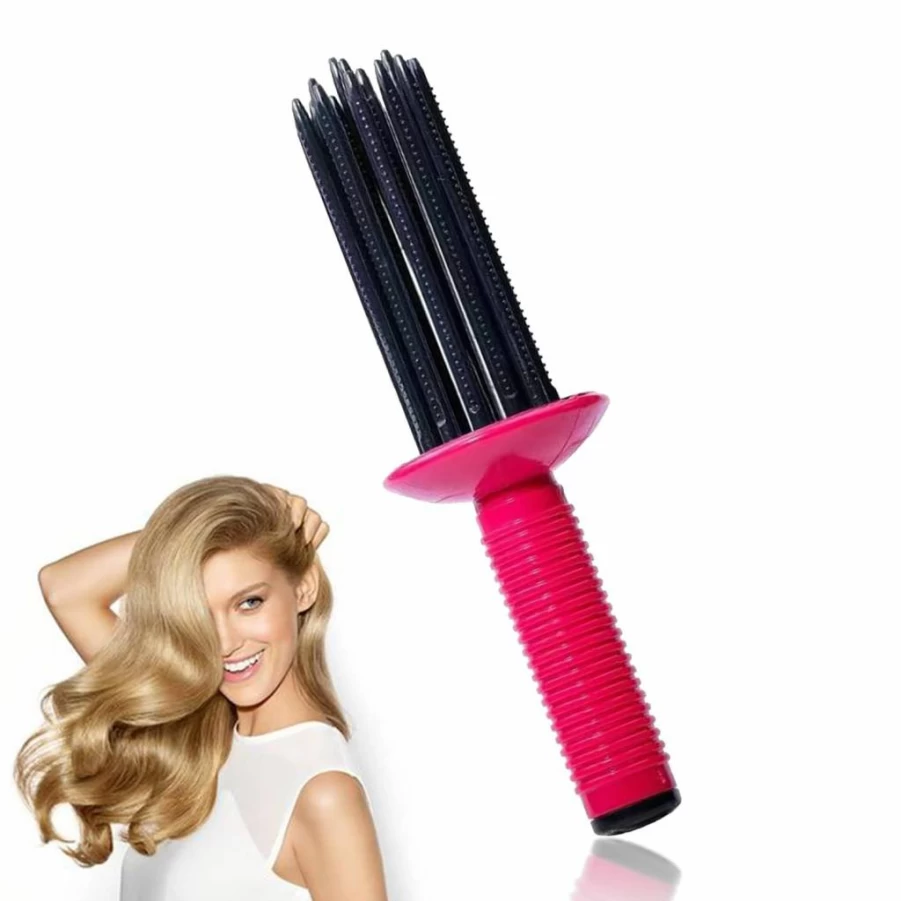 Xihongshi Professional Curling Roll Comb - 2024 Fluffy Curl Styler Tool for Salon-Quality Hair