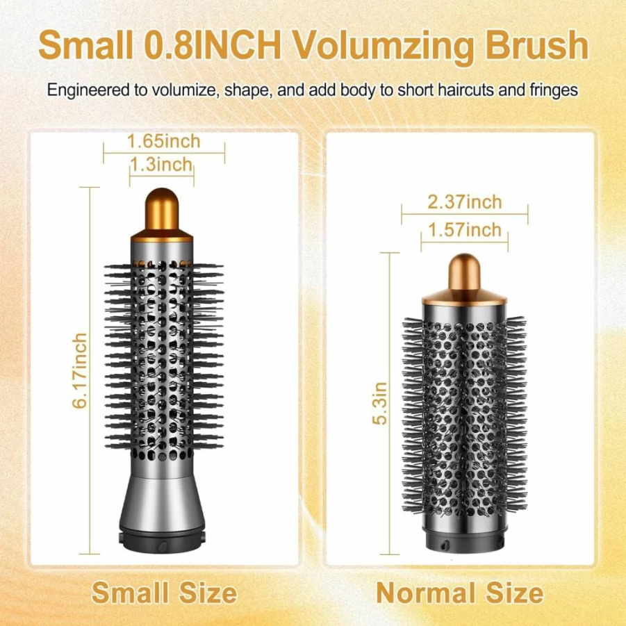 ZEPHBLOW 20mm Small Round Volumizing Brush for Dyson Airwrap, Hair Volume Booster Attachment Replacement for Dyson Styler, Compatible with No.971893-03