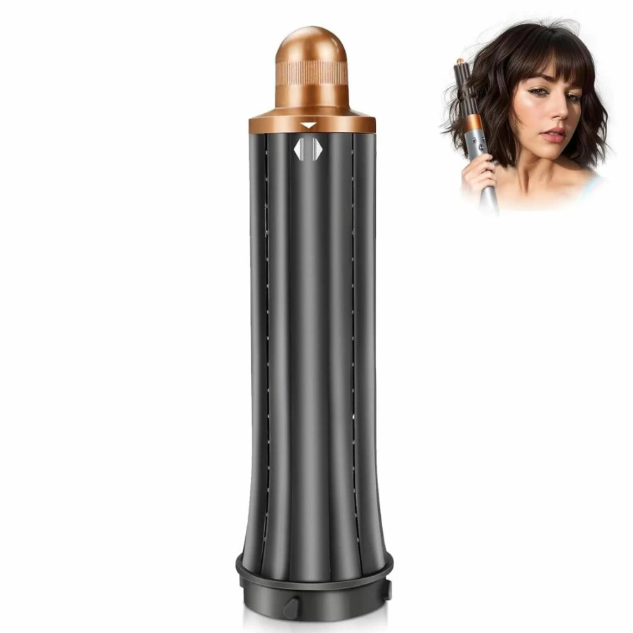 MengTiger 2-in-1 Automatic Hair Curling Barrel Attachment for Dyson Airwrap HS01/HS05 - 30mm Short Hair Curling Wand Styler Replacement