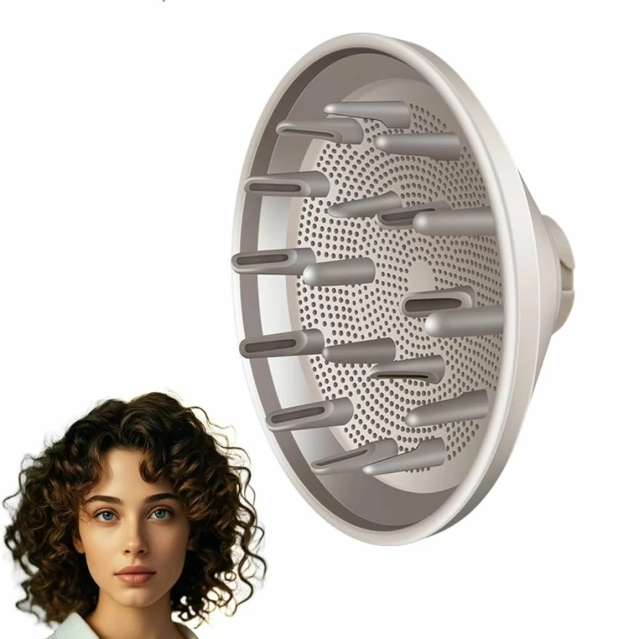 WIIKAI Diffuser Attachment for Shark Flexstyle Hair Dryer – Enhance Natural Curls for Wavy, Curly & Coily Hair – Styling Tool Accessory