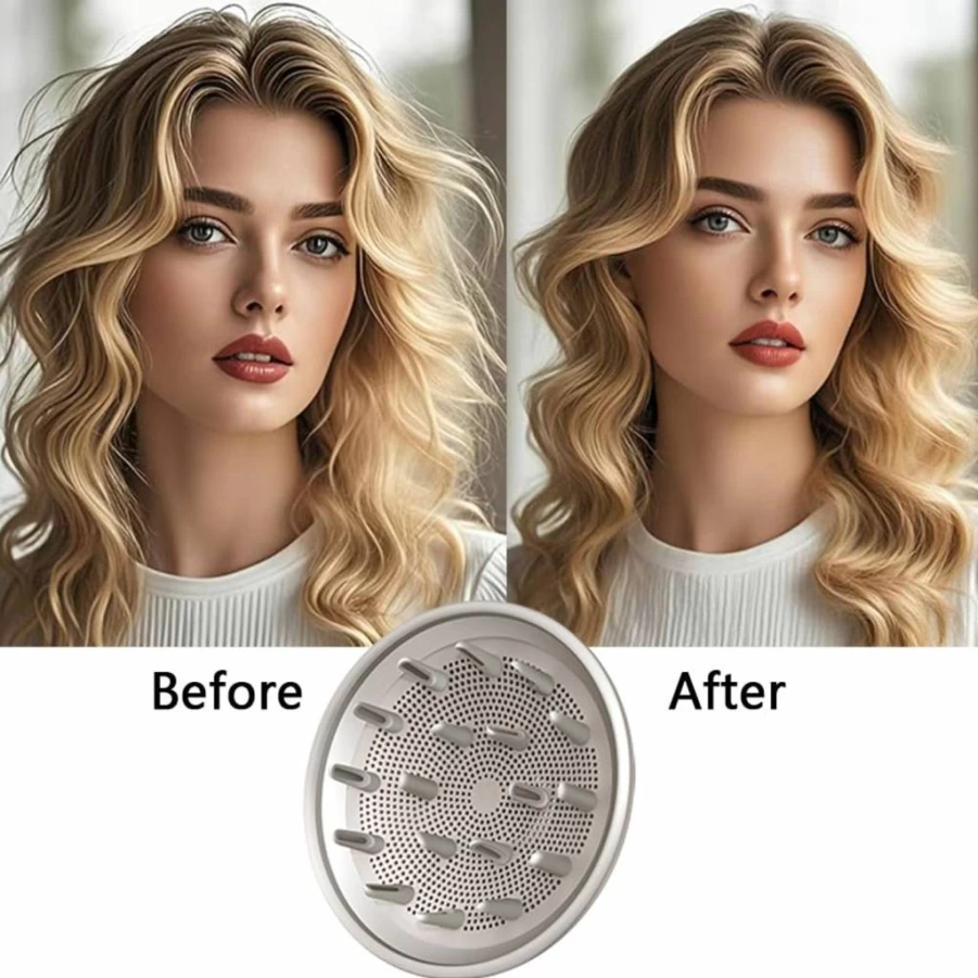 WIIKAI Diffuser Attachment for Shark Flexstyle Hair Dryer – Enhance Natural Curls for Wavy, Curly & Coily Hair – Styling Tool Accessory