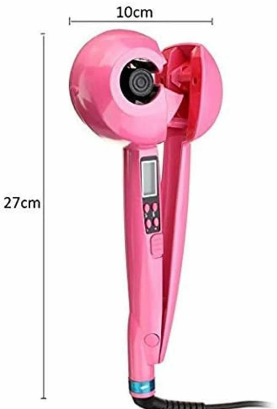Beacon Pet Automatic Hair Curler with Steam, LCD Screen & Ceramic Barrel - Fast Heating, Anti-Scald Curling Iron for All Hair Lengths