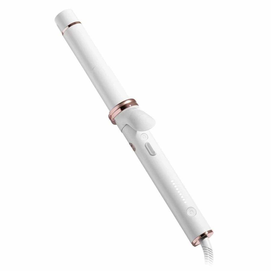 Amazon T3 Curlwrap Automatic Rotating Curling Iron - 9 Heat & 2 Timer Settings, Ceramic Ion Barrel for Fast Curls on All Hair Types