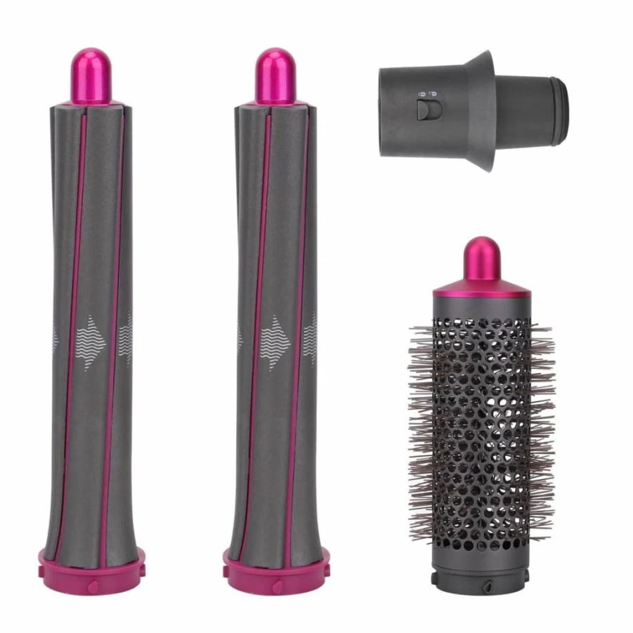 GreeSuit Dyson Airwrap Curling Iron Barrel Attachments – Long Hair Curling Styler Tool with Adapter for Dyson Hair Dryer