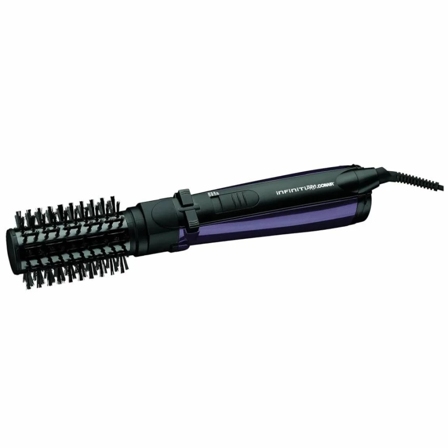 Conair Infinitipro 1.5 Inch Spin Air Rotating Hot Air Brush Styler - Plum