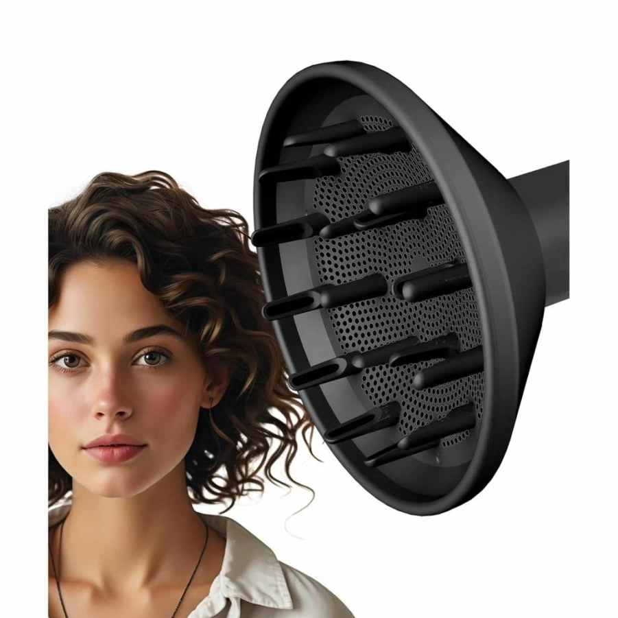 Nekuma Diffuser Attachment for Shark FlexStyle – Curl Enhancing Hair Styling Tool for Wavy, Curly, Coily Hair – Black Hair Dryer Accessory for FlexStyle Styler