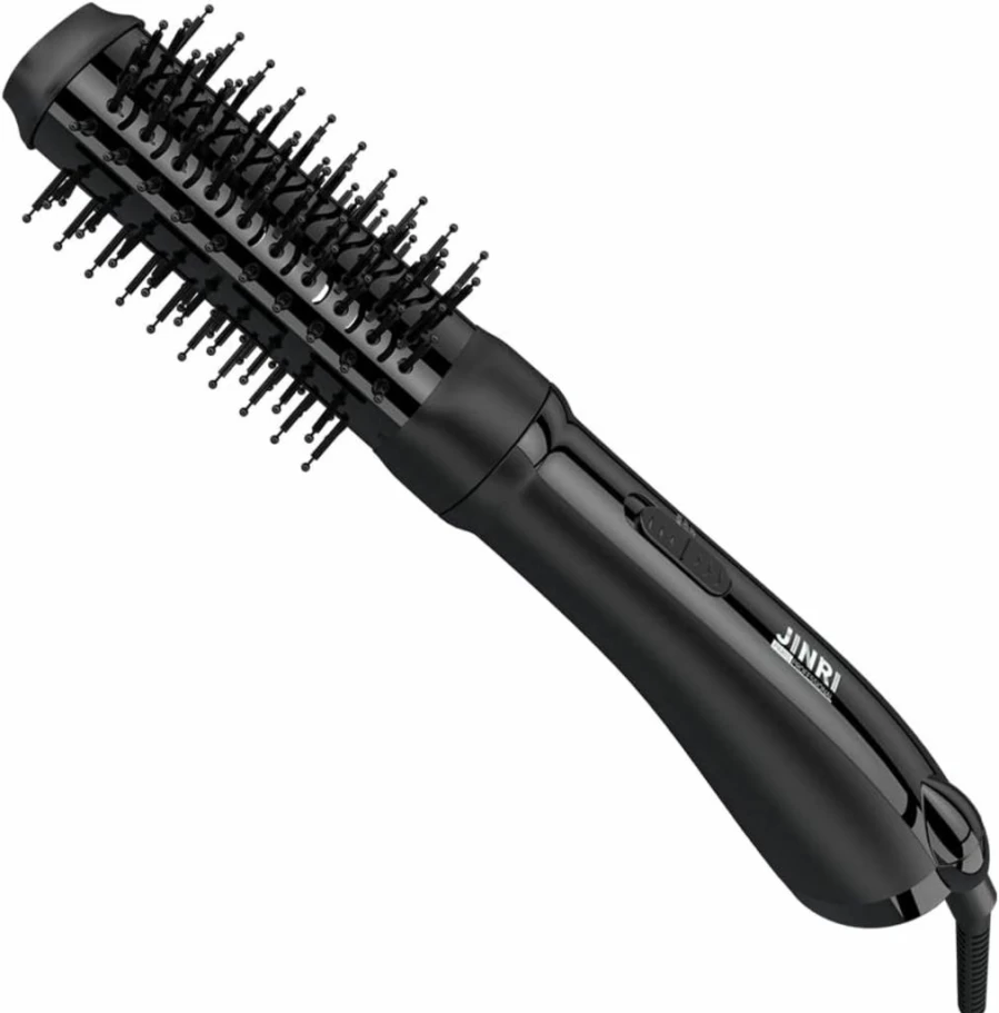 MHD PROFESSIONAL 1000W Ionic Ceramic Hair Dryer & Volumizer - 3-in-1 Hot Air Styler, Lightweight Curling Brush for Frizz-Free Blowouts
