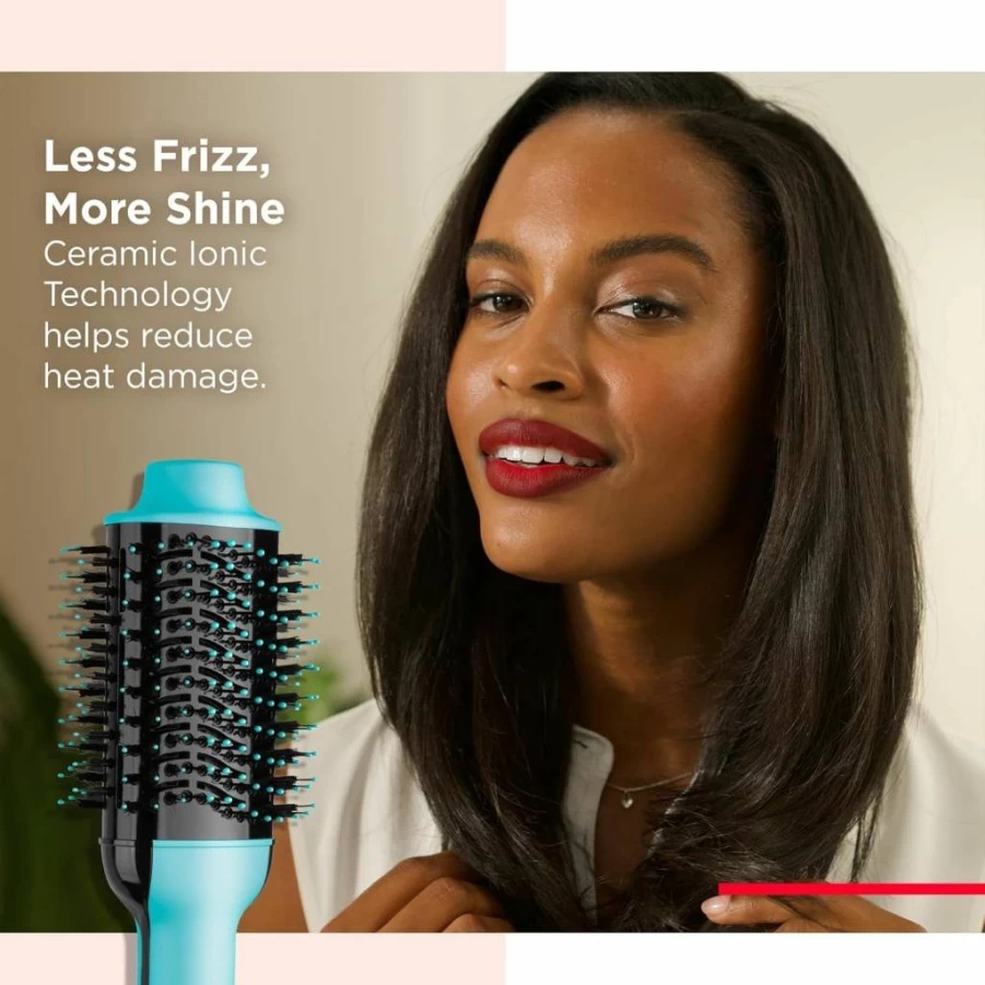 REVLON Mint One Step Volumizer Hair Dryer & Styler for Salon Blowouts - Fast, Damage-Free Volume & Travel-Friendly