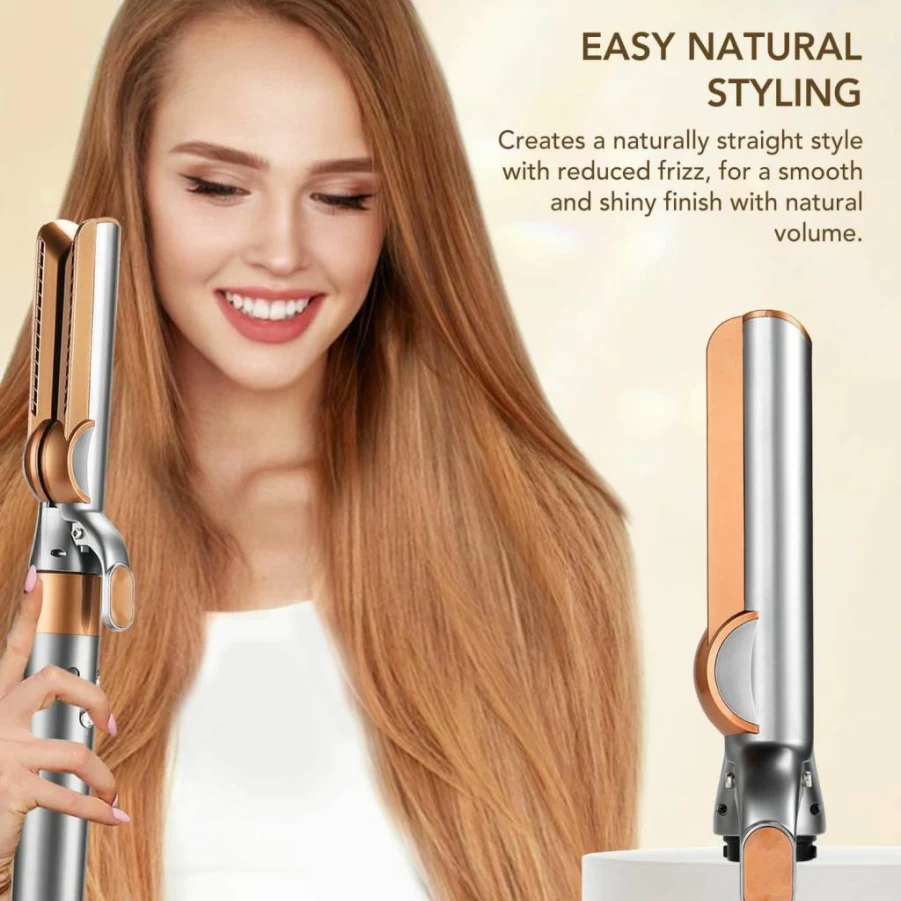 TOSAGE Airflow Attachment for Dyson Airwrap HS01 HS05 HS08 – No Heat Damage, Smooth Styling for Healthy Hair, Copper Finish
