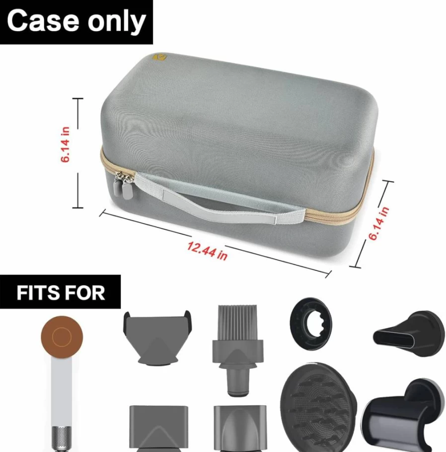 ANKHOH Storage Case for Dyson Supersonic Hair Dryer - Compatible with Limited Gift Set Edition & Accessories, Portable Blow Dryer Box Organizer