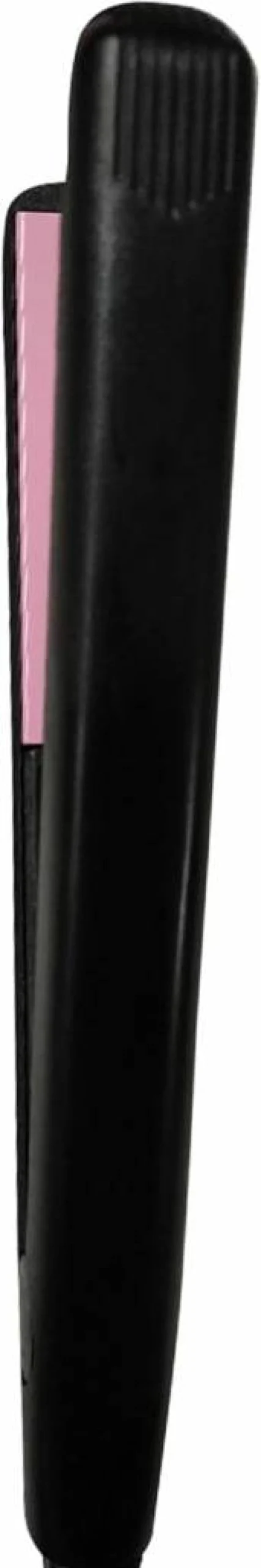 Unifizz 12V Travel Hair Straightener - Portable Car Flat Iron for Styling, Dual Voltage, Compact Design (Black & Pink)