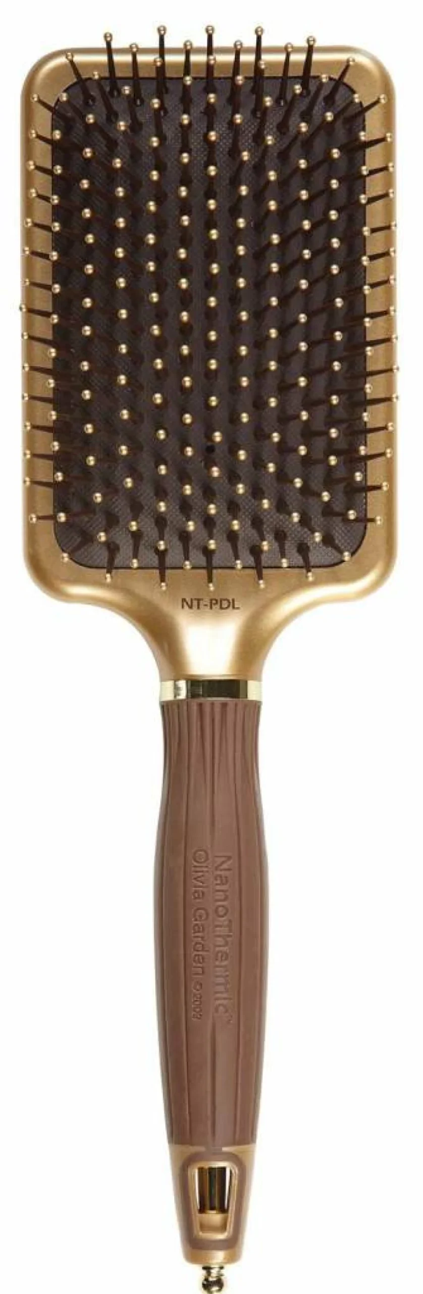 Olivia Garden Nano Thermic Ceramic Ionic Hair Styler Brush for Smooth Styling