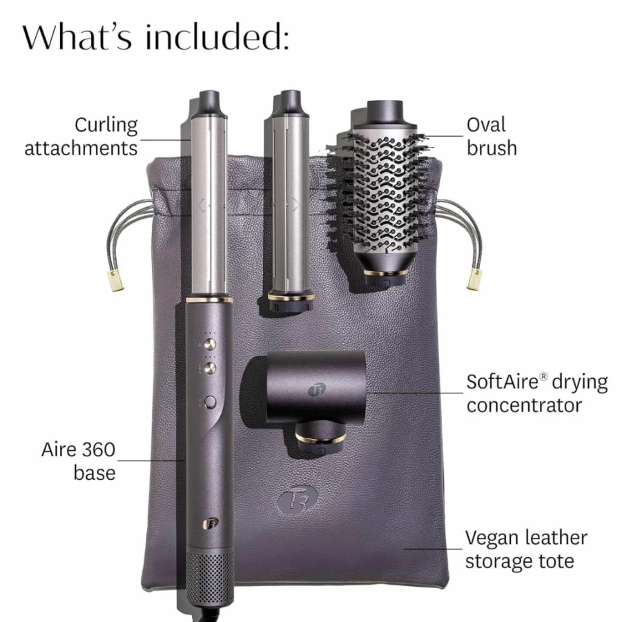 T3 Aire 360 Multi-Styler Hair Dryer & Blowout System with Ceramic Attachments for Fast Drying & Long-Lasting Curls