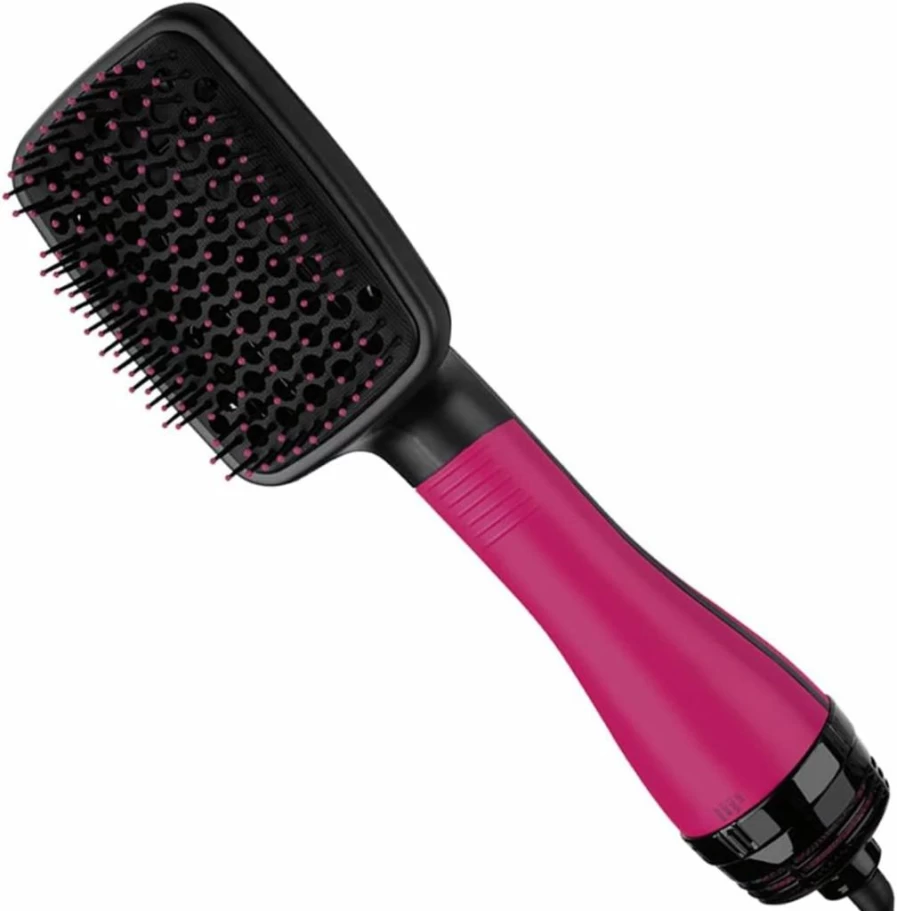 REVLON One-Step Hair Dryer and Volumizer Brush for Frizz-Free, Smooth Hair with Salon-Quality Shine – Black Styling Tool