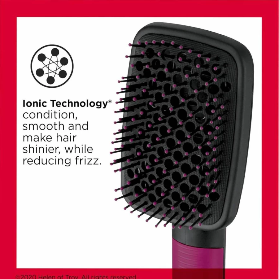 REVLON One-Step Hair Dryer and Volumizer Brush for Frizz-Free, Smooth Hair with Salon-Quality Shine – Black Styling Tool