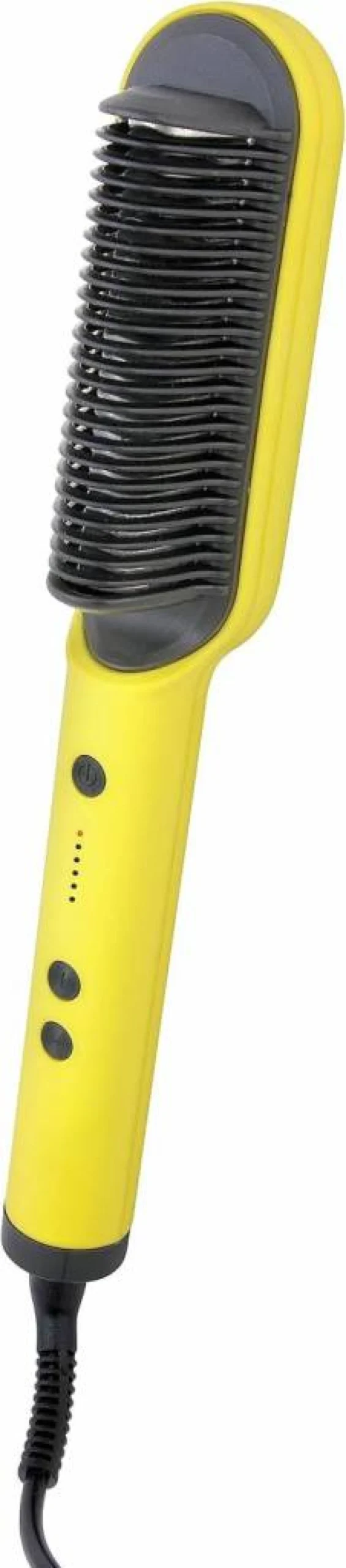 FIVECATCH Ceramic Straightening Brush - Professional Hair Styler with Soft Bristles & Large Barrel for Smooth Salon Finish