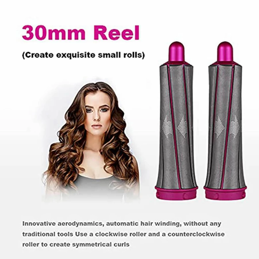 Dxyue 30mm Short Curling Barrels Attachment for Dyson Airwrap HS01 HS05, 1.2 Inch Curl Barrels Replacement Parts for Hair Styling