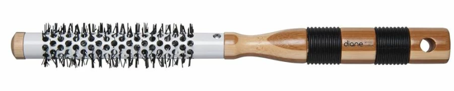 Diane D9104 Bamboo Round Hair Brush with Thermal Technology for Heat Styling