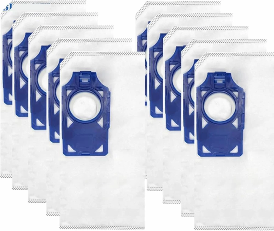 10-Pack R30D HEPA Vacuum Cleaner Bags Compatible with Riccar Brilliance R30D/R30P/R30Pet & Simplicity Synchrony S30D/S30P/S30Pet - Replaces RNHC-6/SNH-6/M5H-6 - by Rsmvia