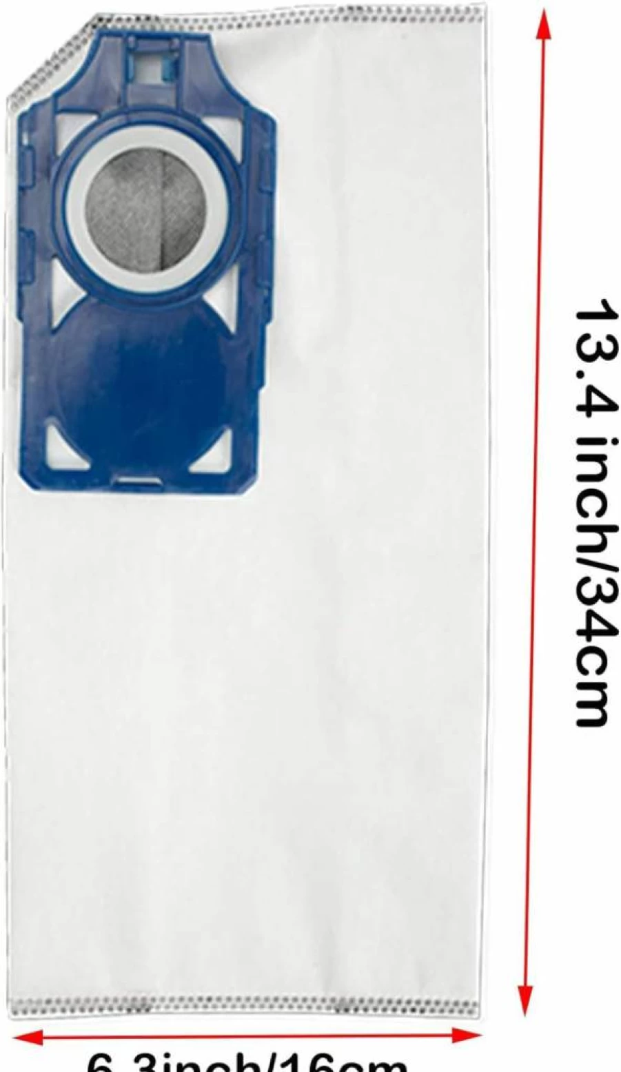 10-Pack R30D HEPA Vacuum Cleaner Bags Compatible with Riccar Brilliance R30D/R30P/R30Pet & Simplicity Synchrony S30D/S30P/S30Pet - Replaces RNHC-6/SNH-6/M5H-6 - by Rsmvia