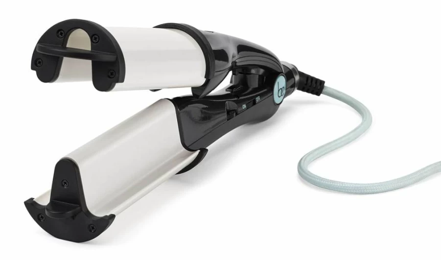 Be. Professional Digital Thermolon Hair Straightener & Waver, 2.5 Inch Pearl Black Styler for Salon-Quality Results