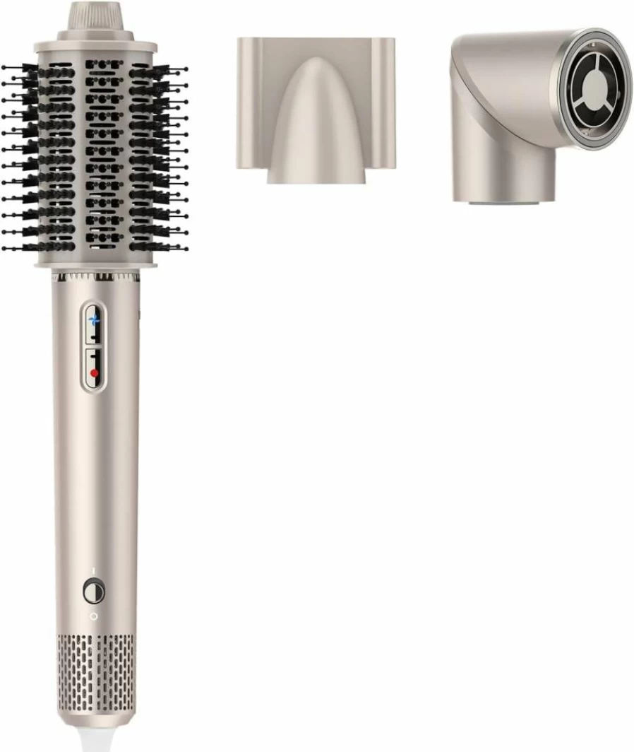 Fentgo 1400W Professional Hair Dryer Brush - High Speed Round Hot Air Styler for Blowout, Smoothing & Voluminous Hairstyles