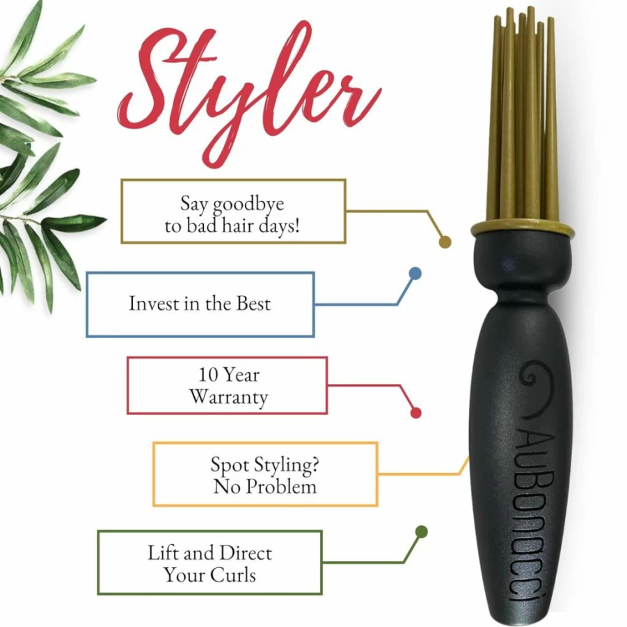 AuBonacci Curl Styler for Voluminous, Defined & Lifted Curly Hair