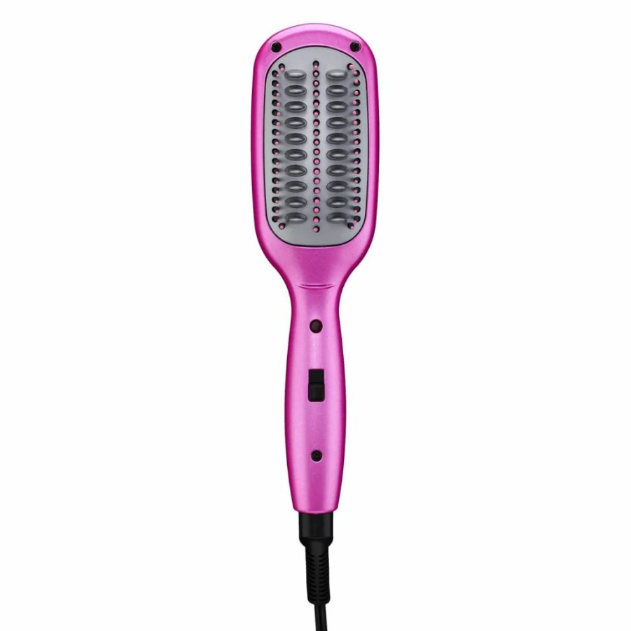 Conair Mini Super Smoothing Brush for Travel & On-The-Go Hair Styling - Compact Detangling Hairbrush