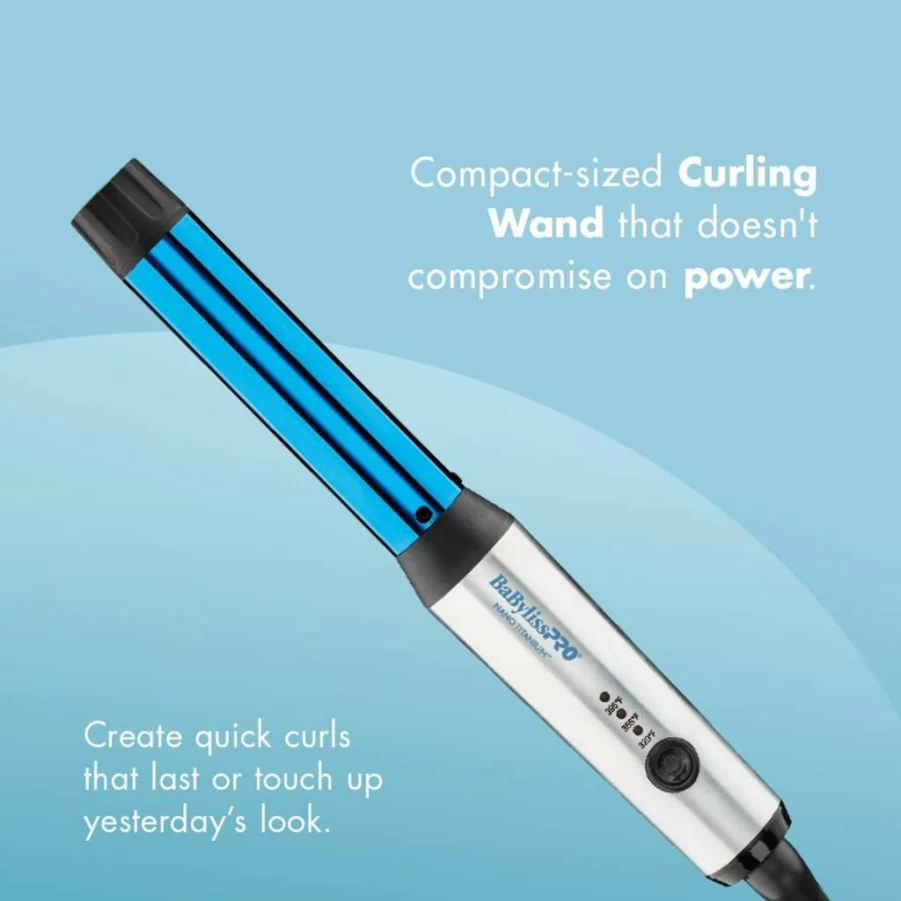 Amazon Babylisspro Nano Titanium Deep Waver, Hair Dryer, Hot Air Brush & Styling Set - Compact Professional Hair Tools for Salon-Quality Results