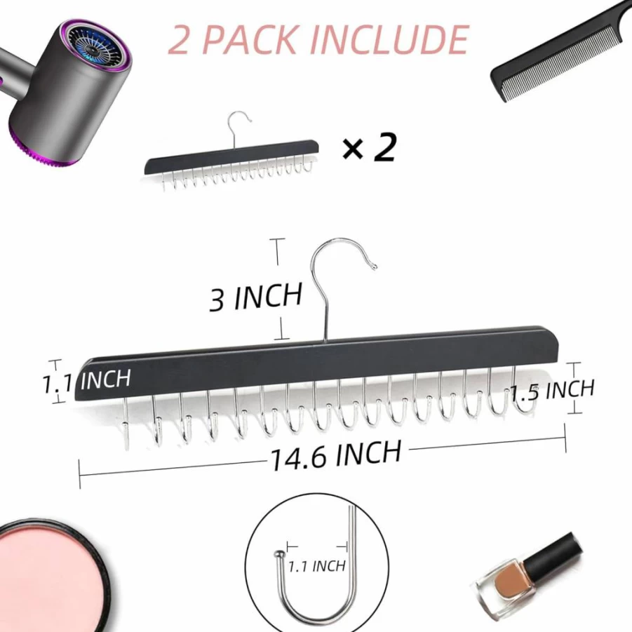 Modpion Professional Hair Extension Holder - Extra Long Weft Hanger for Styling, Washing, Drying at Home or Salon, Multi-Layer Storage Rack for Hairdressers