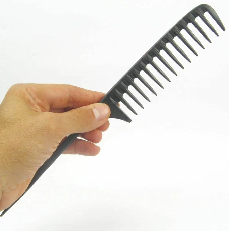 Tearsheet Wide Tooth Comb for Detangling – Natural Curl, Beach Wave & Textured Hair – Static-Free, Child-Friendly, In-Shower Styling for All Hair Types