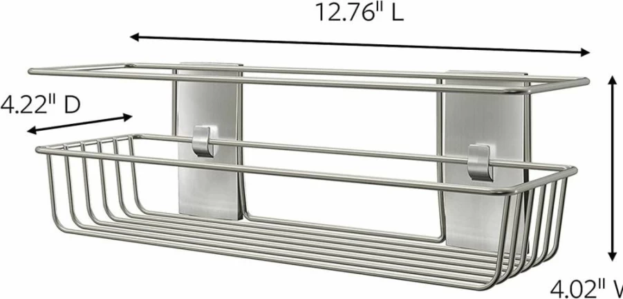 Command Adhesive Towel Bar with Water-Resistant Strips – No Drilling, Damage-Free Hanging